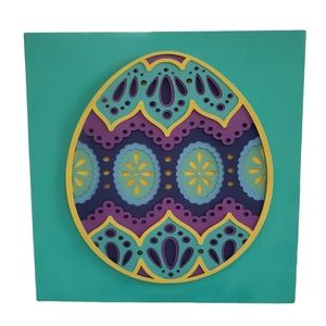 Hand made Easter decor plaque